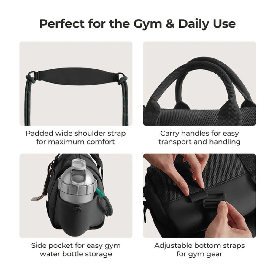 Reiki Classic Mini Duffel Bag - Black