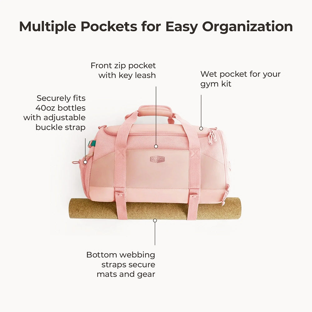 Reiki Gym Duffel Bag - Pink
