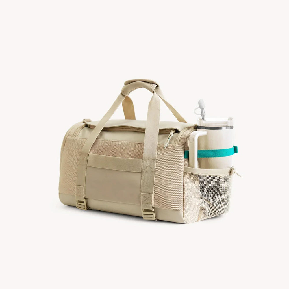 Reiki Gym Duffel Bag - Beige
