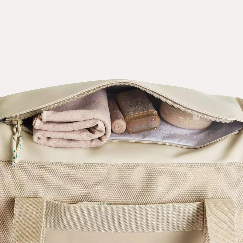 Reiki Gym Duffel Bag - Beige