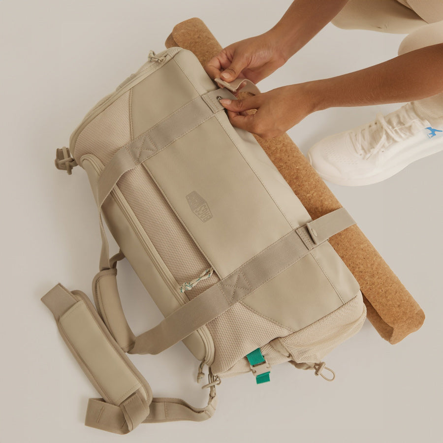 Reiki Gym Duffel Bag - Beige