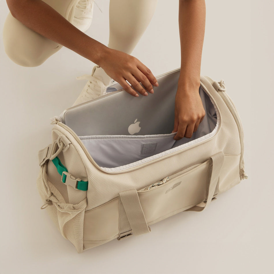 Reiki Gym Duffel Bag - Beige