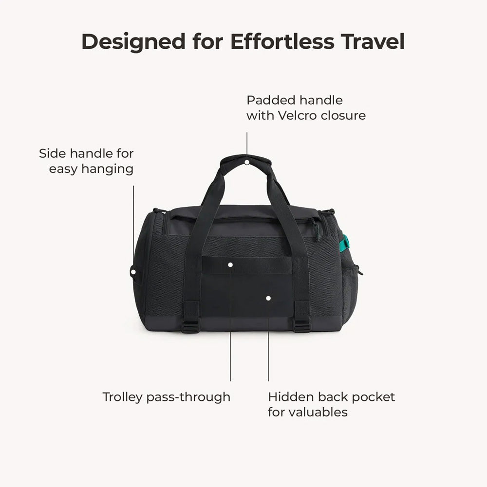 Reiki Gym Duffel Bag - Black