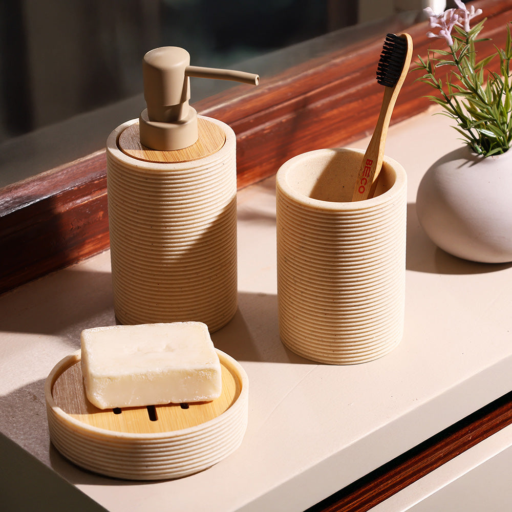 Kala 3-piece Bathroom Set - Cream