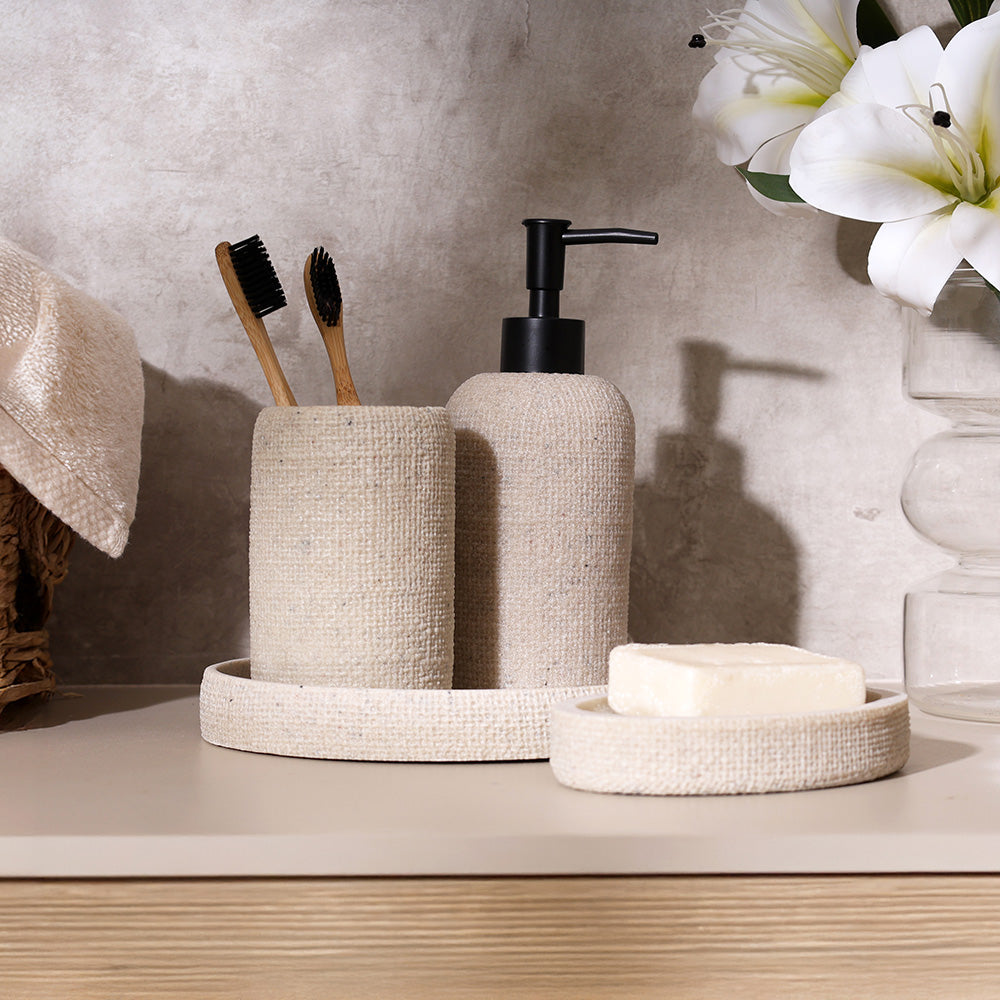 Eve 4-piece Bathroom Set - Greige