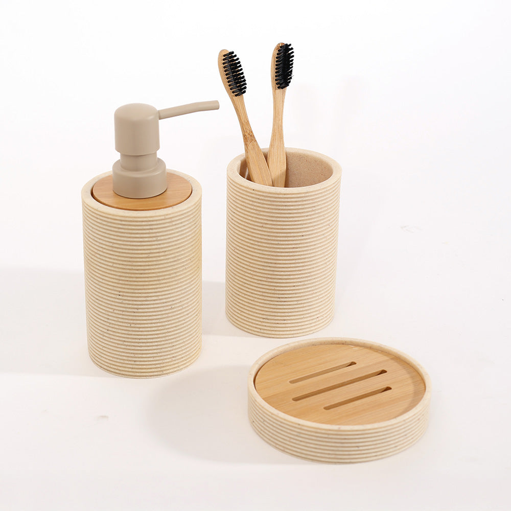 Kala 3-piece Bathroom Set - Cream