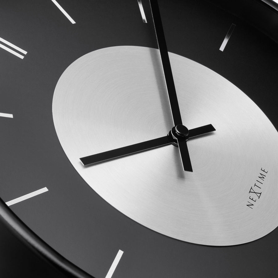 Retro II Wall Clock 25cm - Black