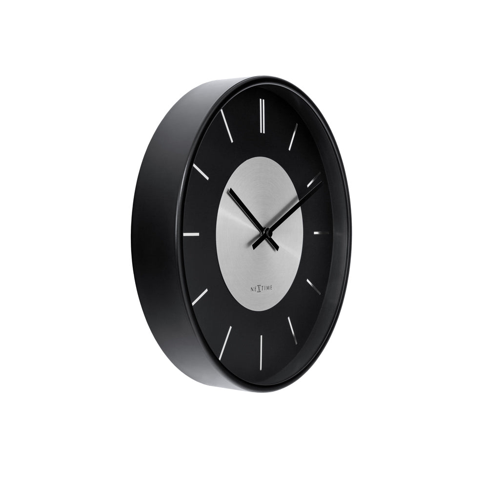 Retro II Wall Clock 25cm - Black