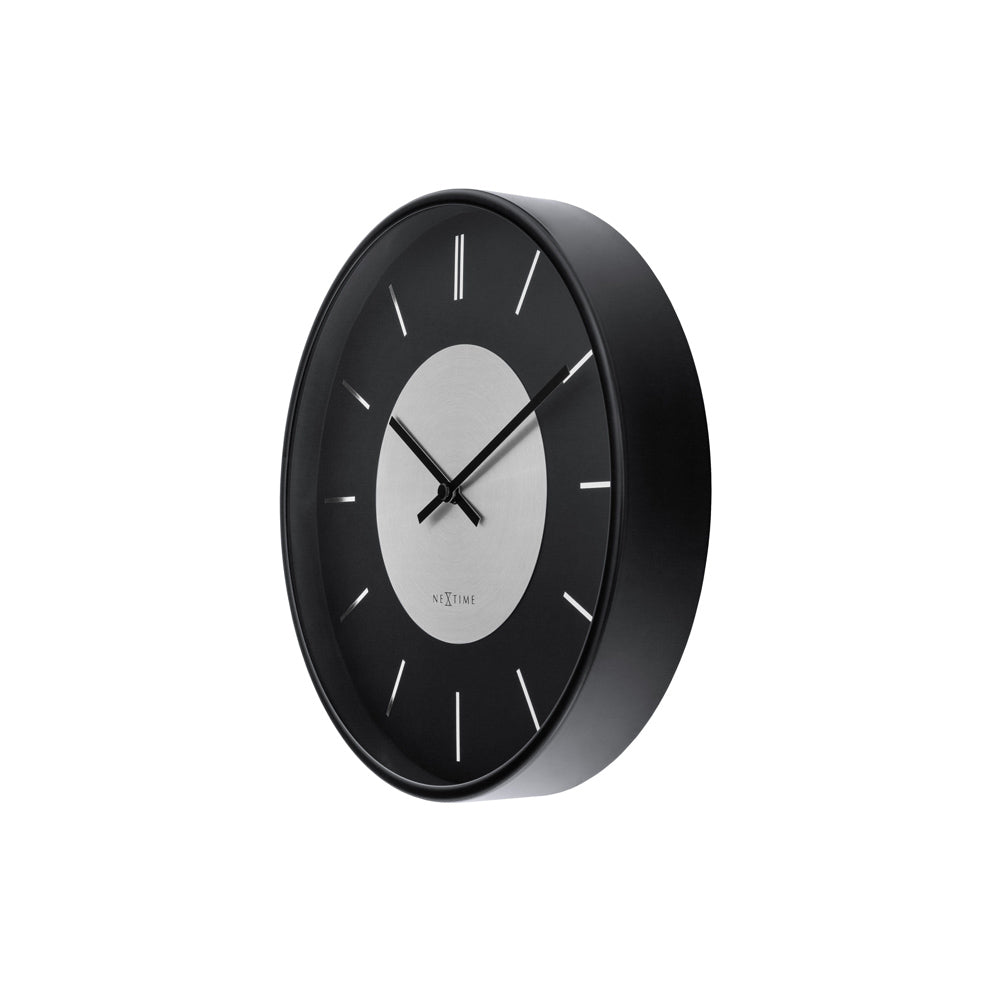 Retro II Wall Clock 25cm - Black