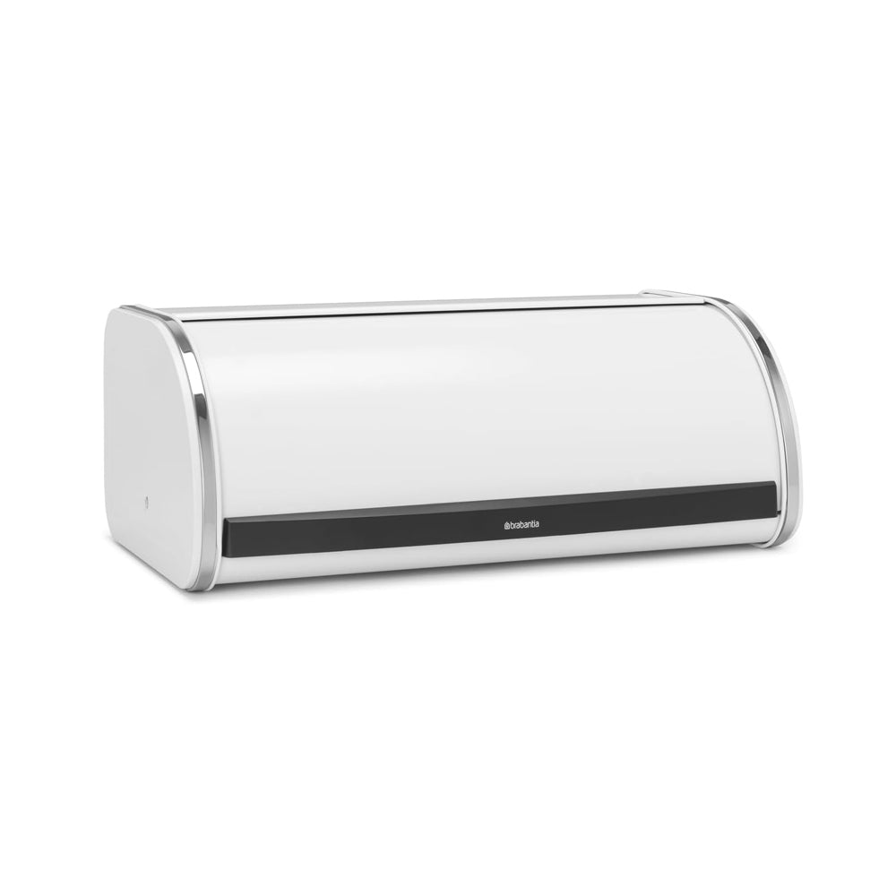 Roll Top Bread Bin Large - White