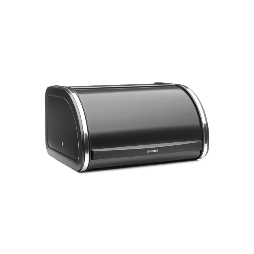 Roll Top Bread Bin Medium - Matte Black