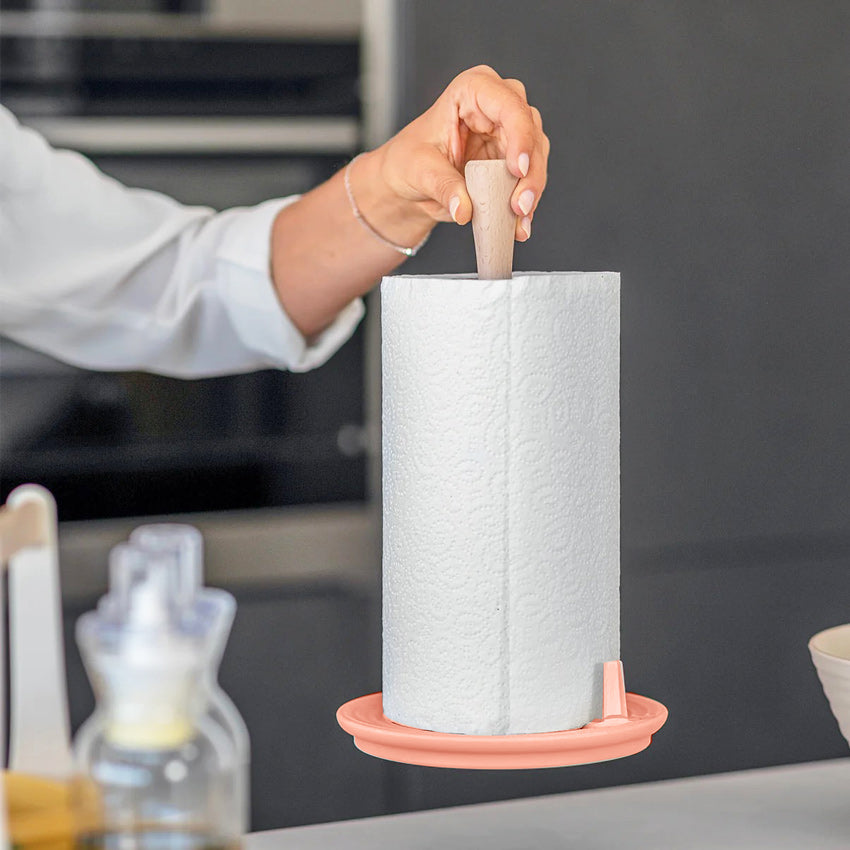 Roll & Tear Kitchen Roll Holder - Terracotta Red