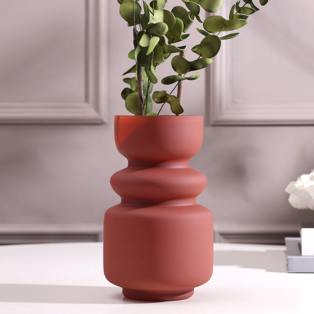 Roma Glass Vase Tall - Sunstone