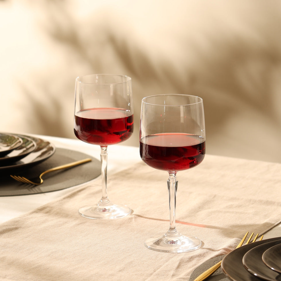 Roma Red Wine Glasses 360ml, Set of 4
