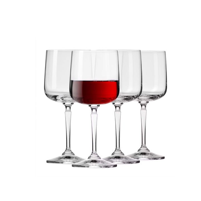 Roma Red Wine Glasses 360ml, Set of 4
