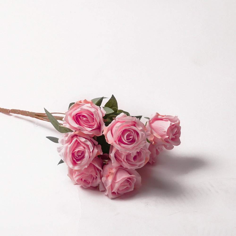 Rose Faux Bunch, Set of 2 - Plum