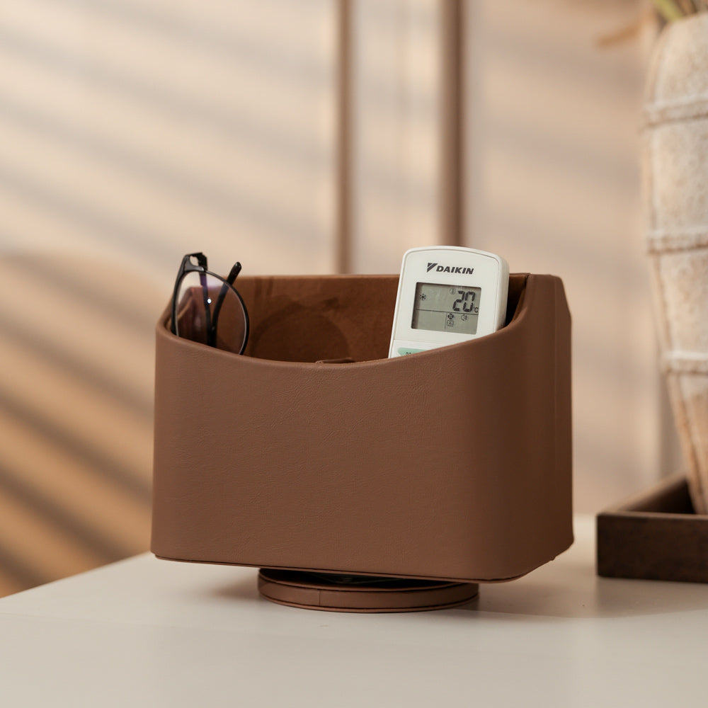 Rotating Remote Holder - Brown