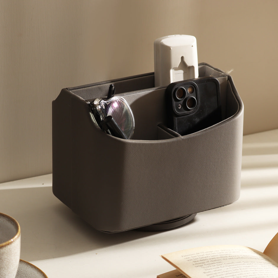 Rotating Remote Holder - Pewter Grey