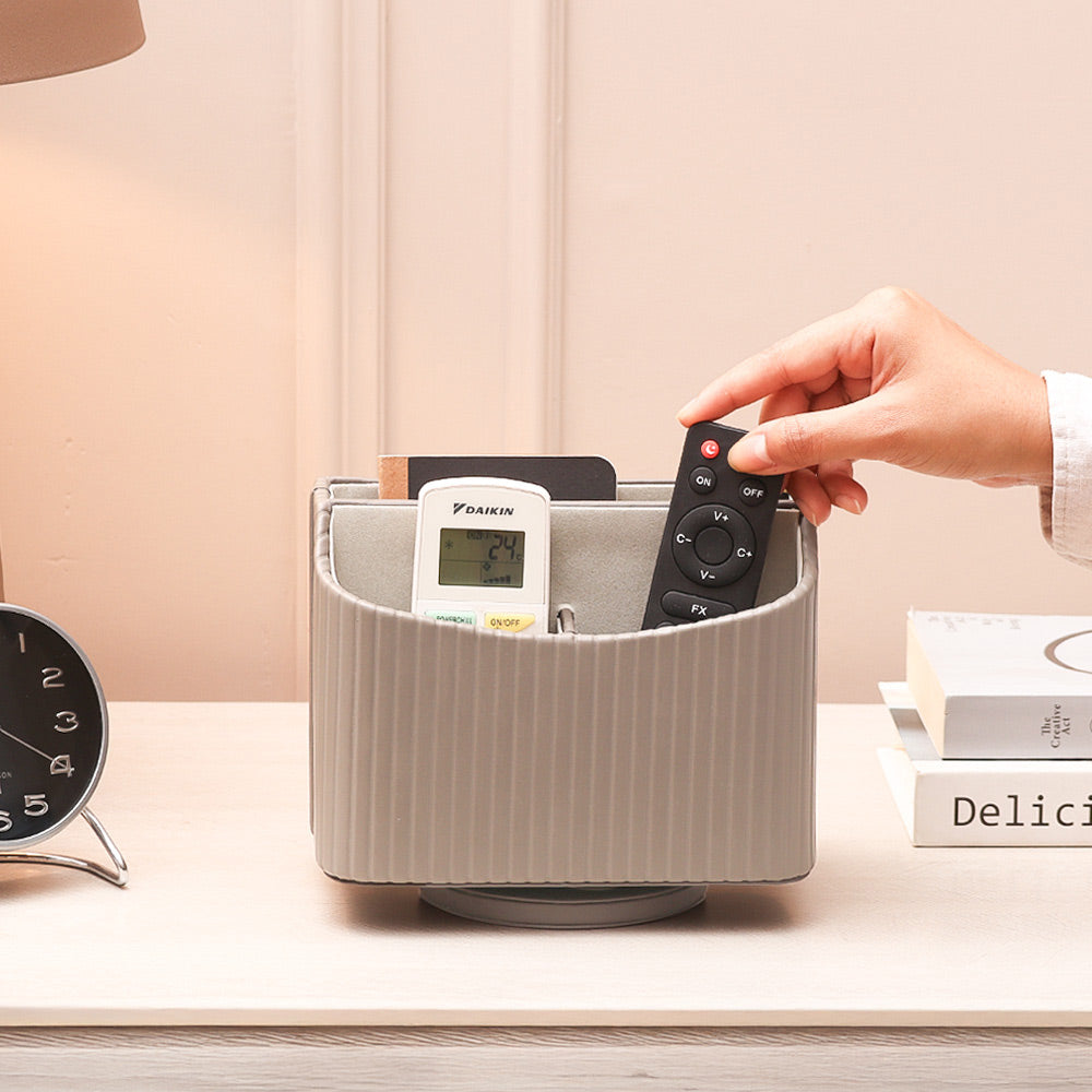 Rotating Remote Holder - Light Grey