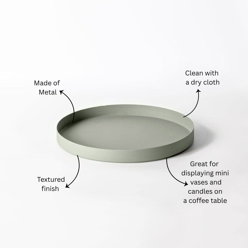 Rotem Textured Tray - Grey