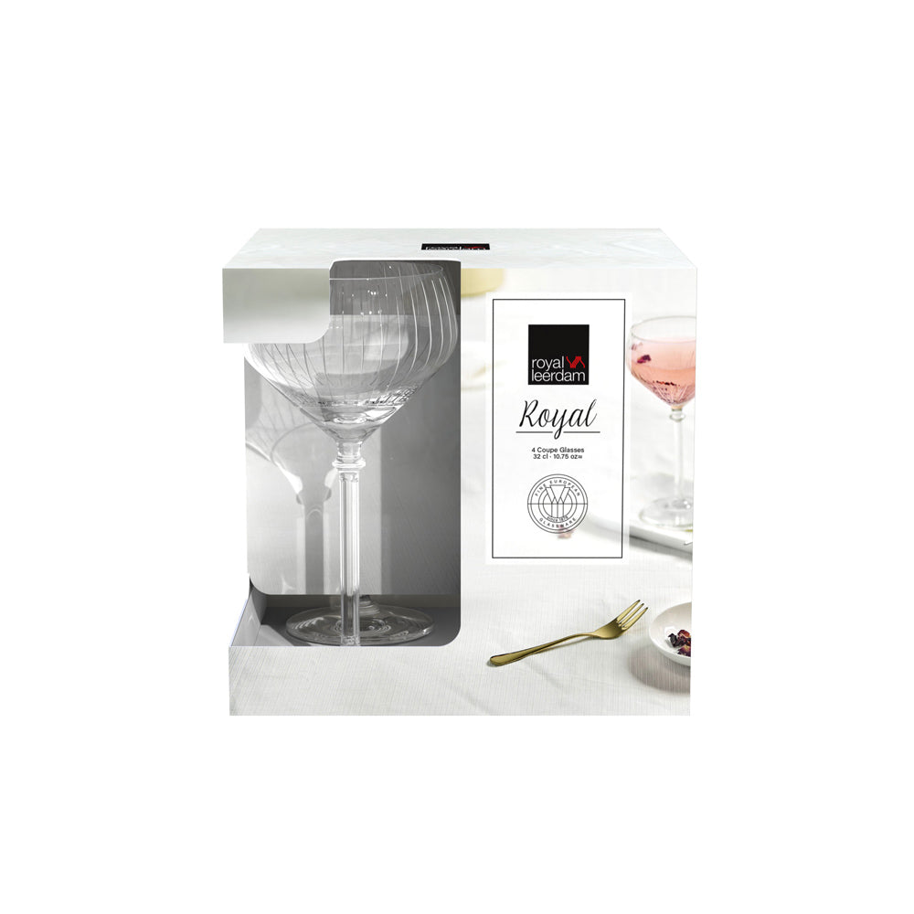 Royal Coupe Glasses 320ml, Set of 4