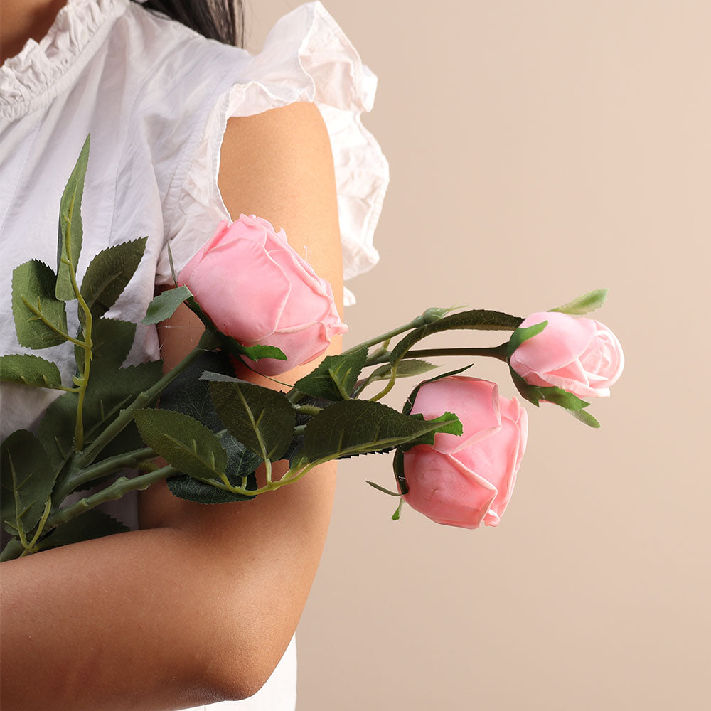 Royal Rose Faux Stem - Light Pink