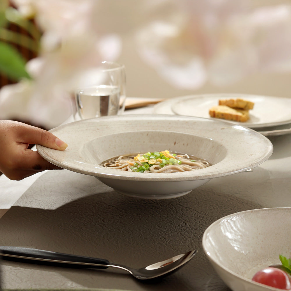 Rubio Pasta Plate - Vintage Beige