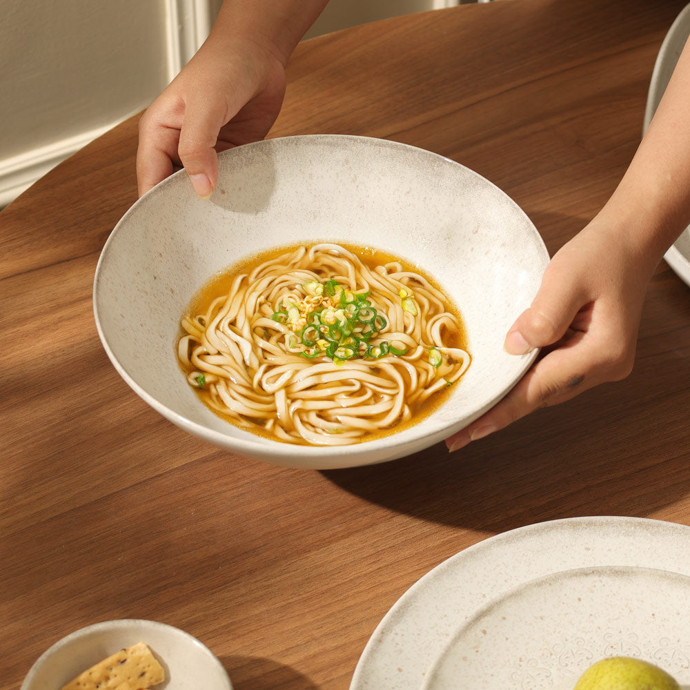 Rubio Serving Bowl - Vintage Beige