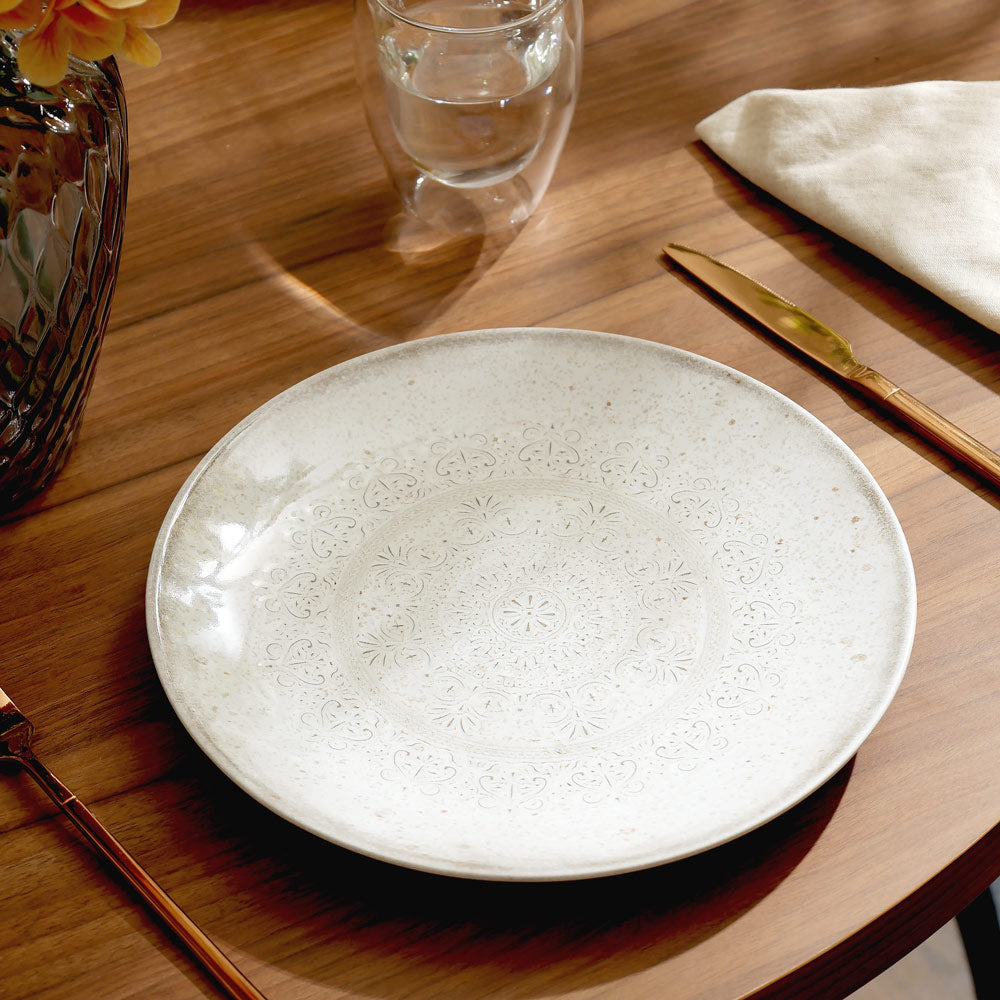 Rubio Dinner Plate - Vintage Beige