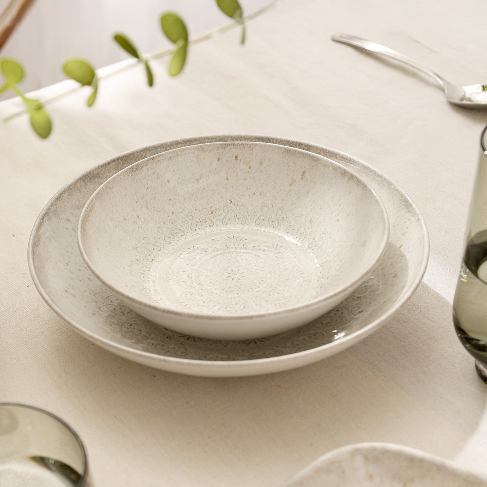 Rubio Large Bowl - Vintage Beige
