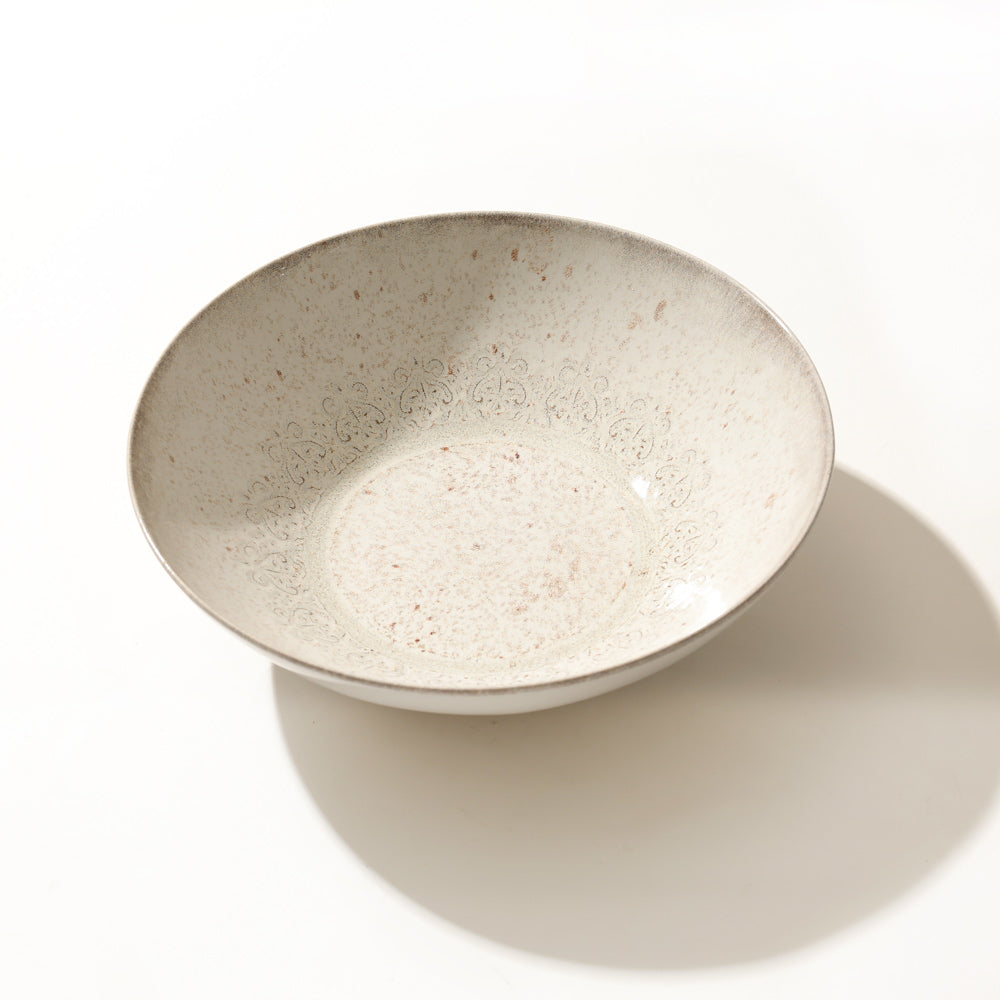 Rubio Serving Bowl - Vintage Beige