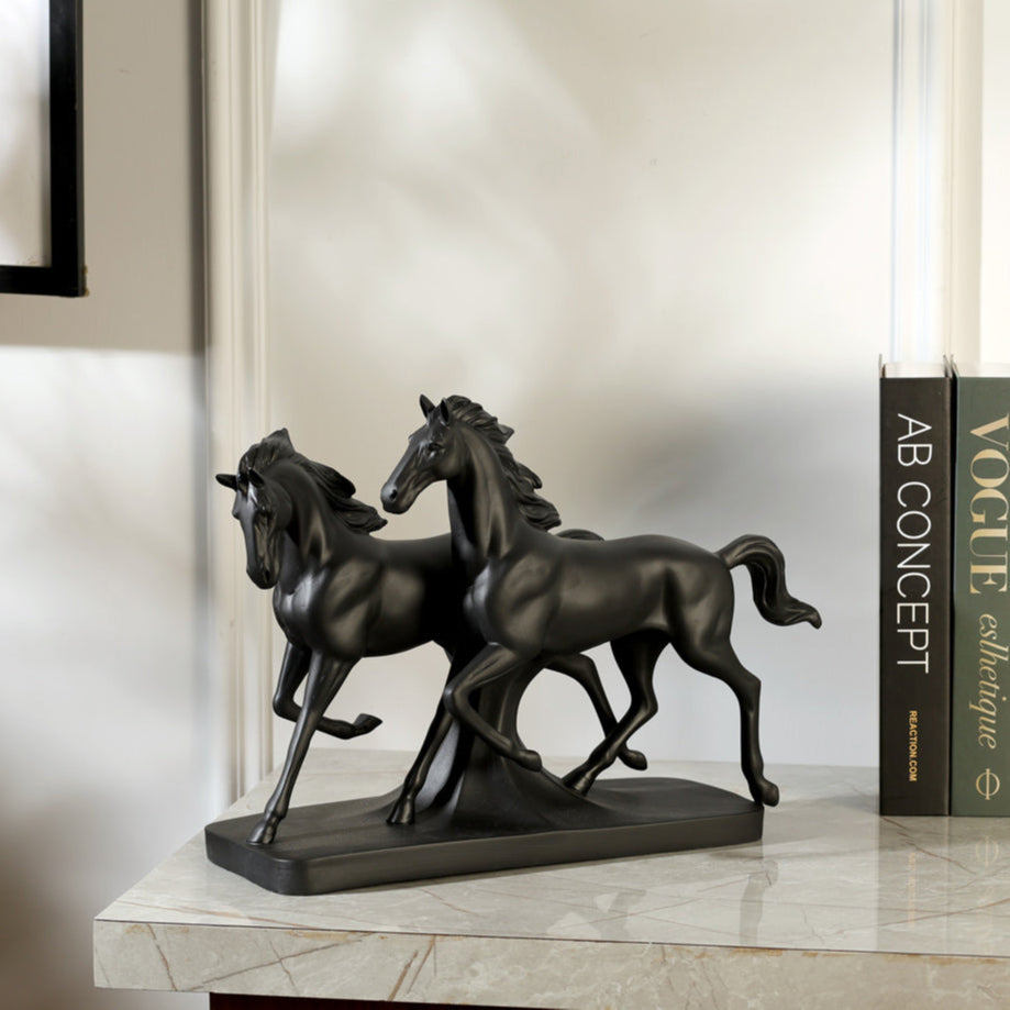 Running Stable Sculpture Large - Black