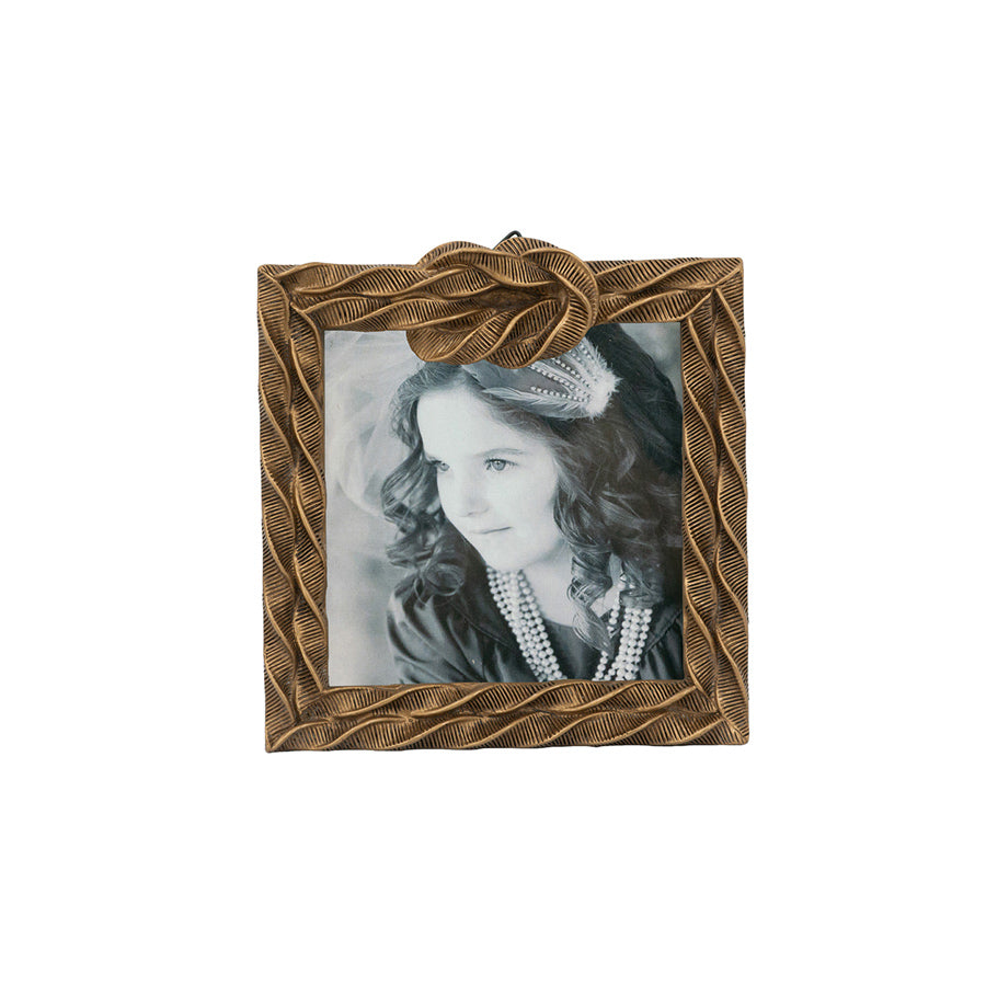 Sailor Knot Photo Frame Square - Bronze