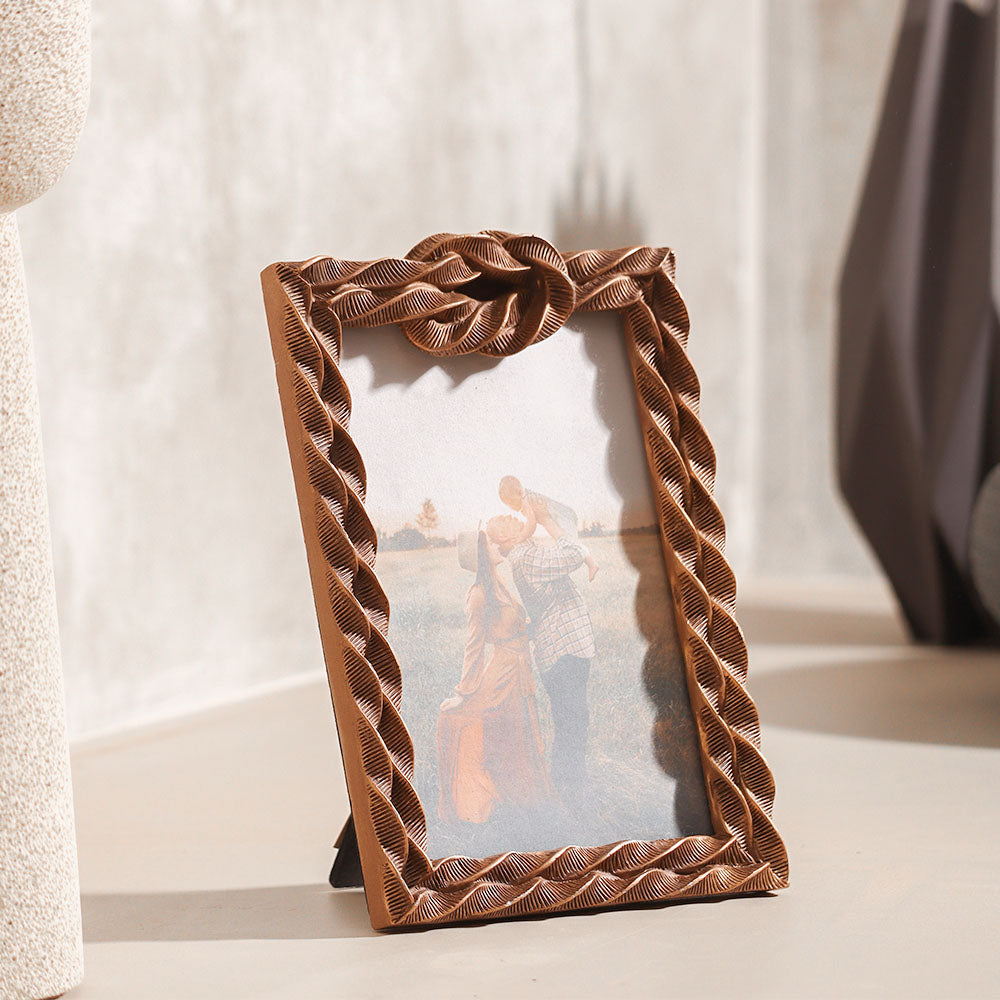 Sailor Knot Photo Frame Medium - Bronze