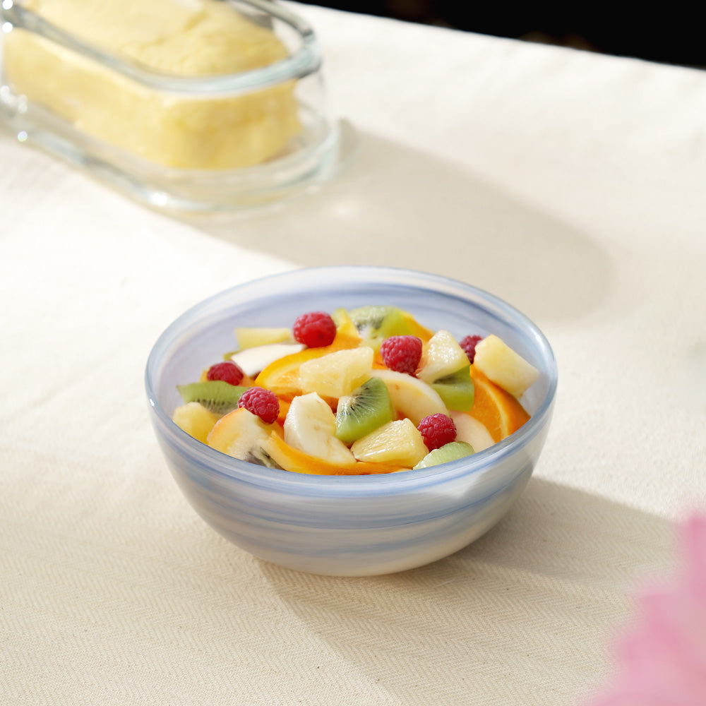 Salerno Glass Bowl Small - Blue Beige