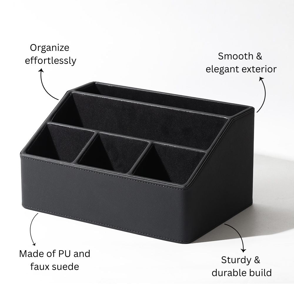 Salle Desk Organiser - Jet Black
