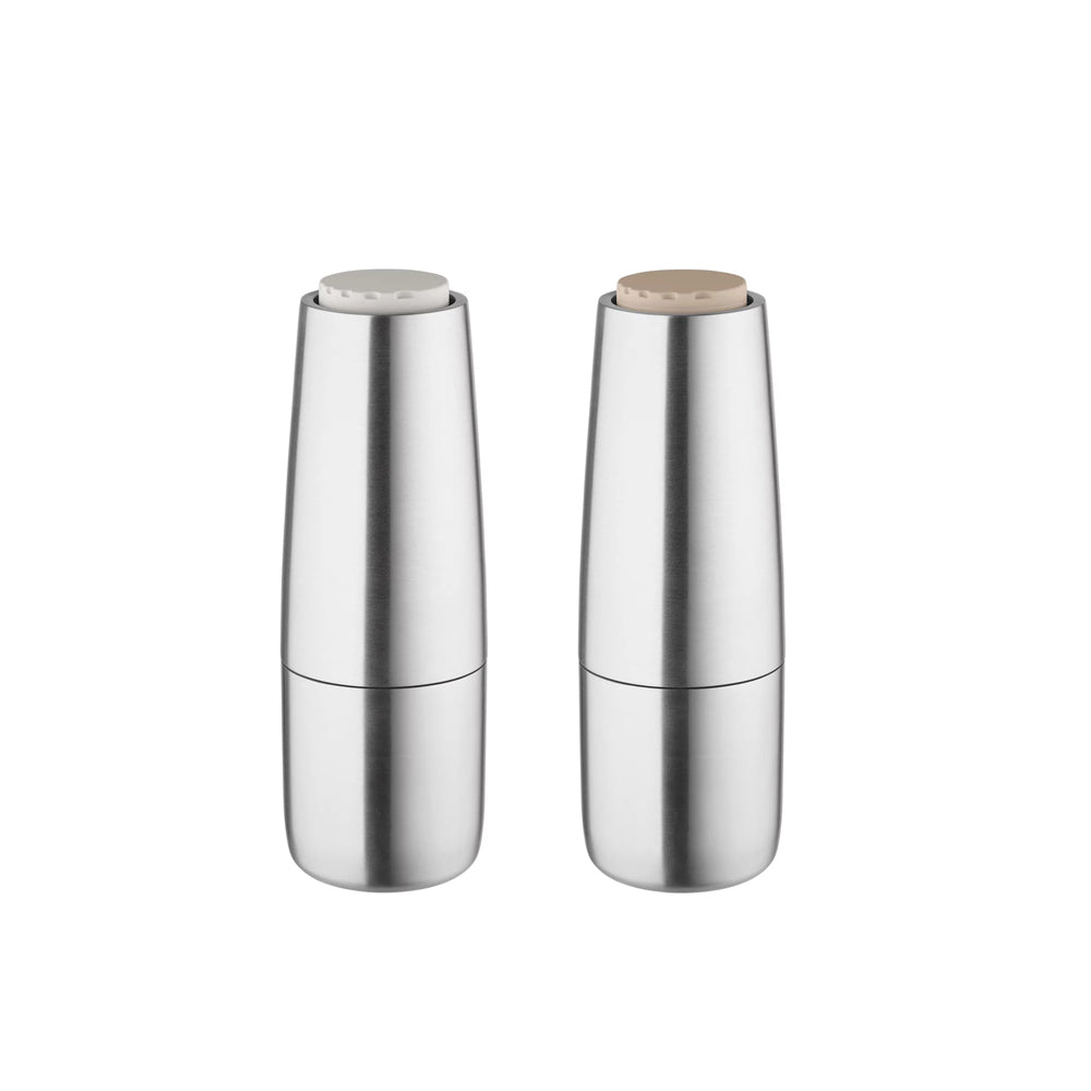 Salpi Salt & Pepper Mills - Matt Stainless Steel