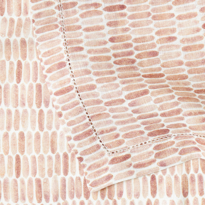 Speckle Linen Table Napkins, Set of 2 - Spice