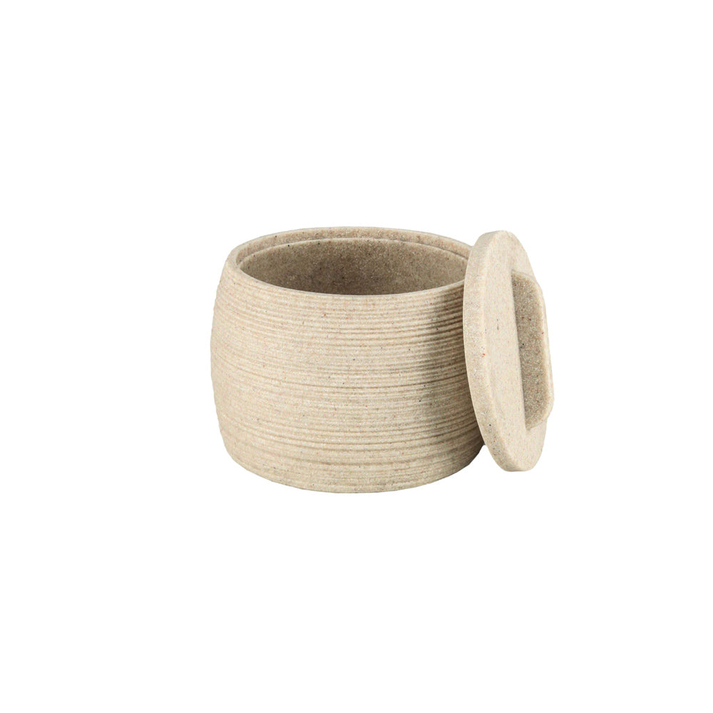Sand Cotton Storage Jar - Macadamia