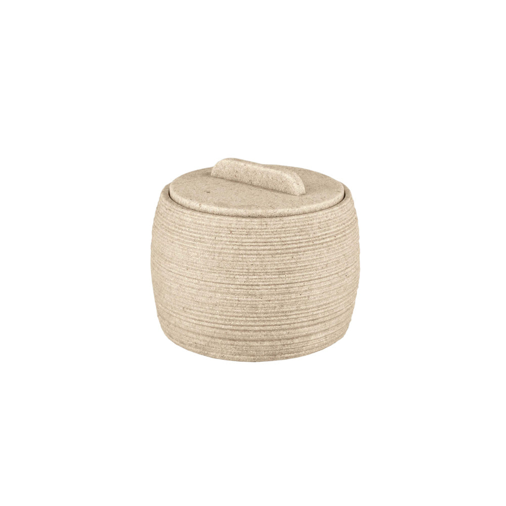 Sand Cotton Storage Jar - Macadamia