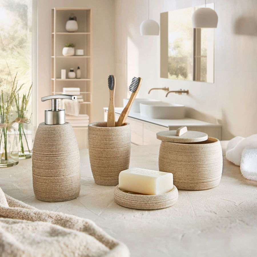 Sand Toothbrush Tumbler - Macadamia