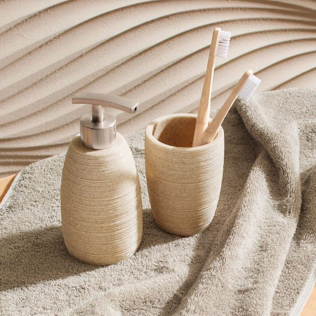 Sand Toothbrush Tumbler - Macadamia