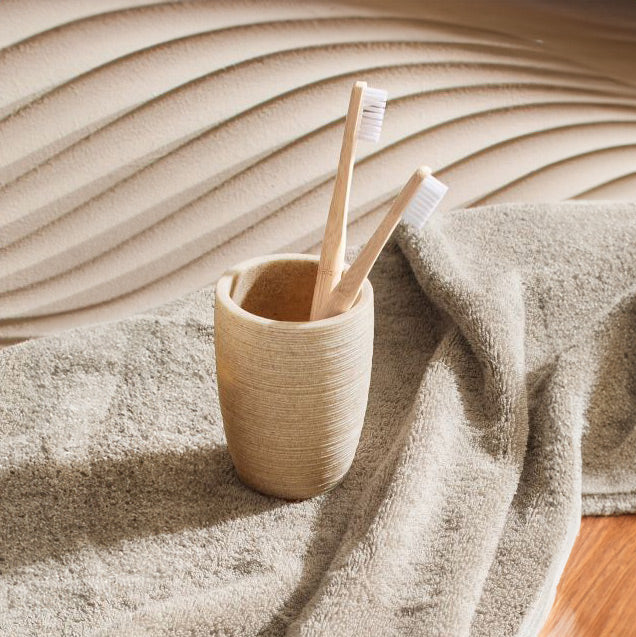 Sand Toothbrush Tumbler - Macadamia