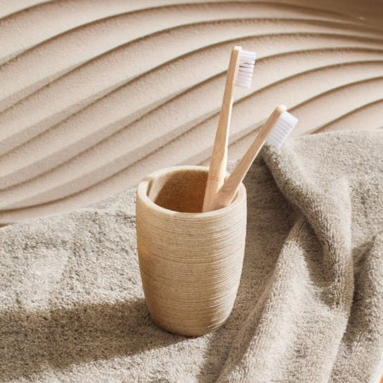Sand Toothbrush Tumbler - Macadamia