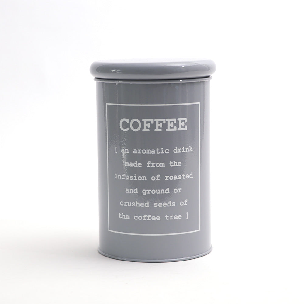 Sando Metal Coffee Storage Jar - Grey