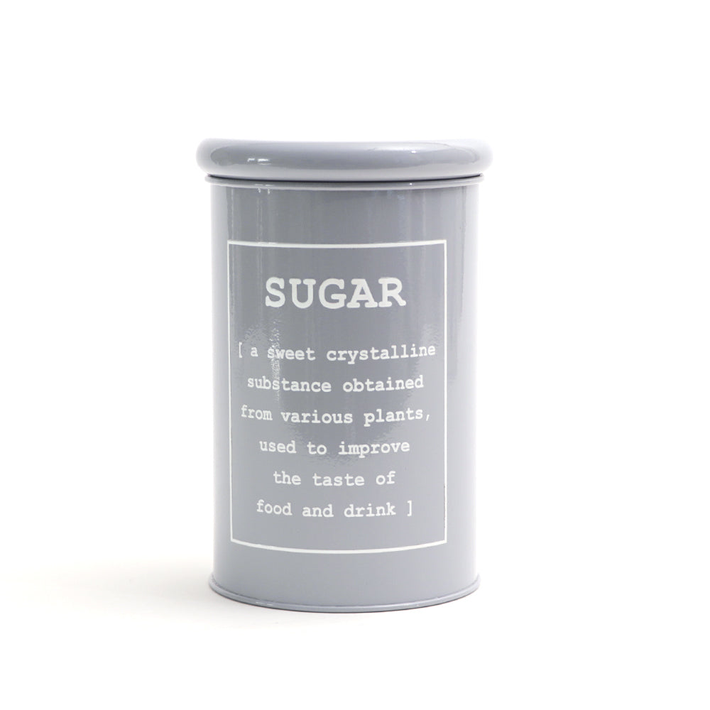 Sando Metal Sugar Storage Jar - Grey
