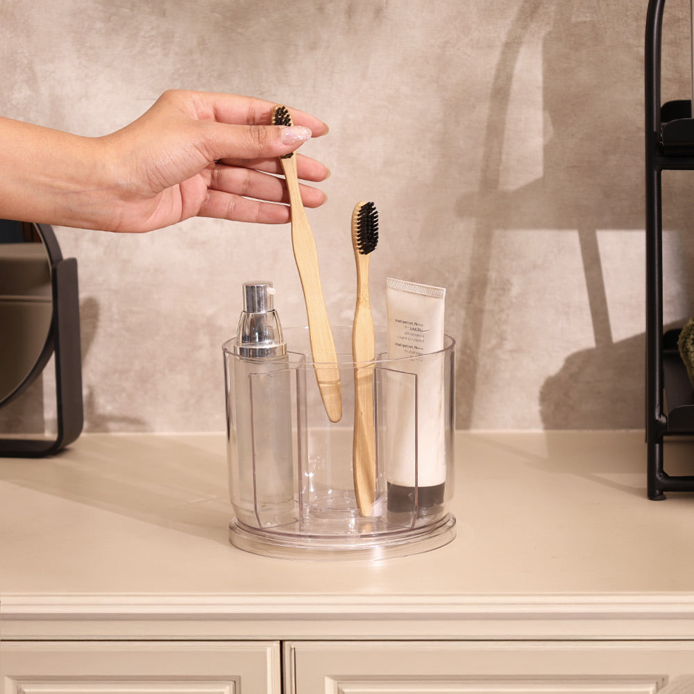 Sans Turntable Organiser Medium - Clear