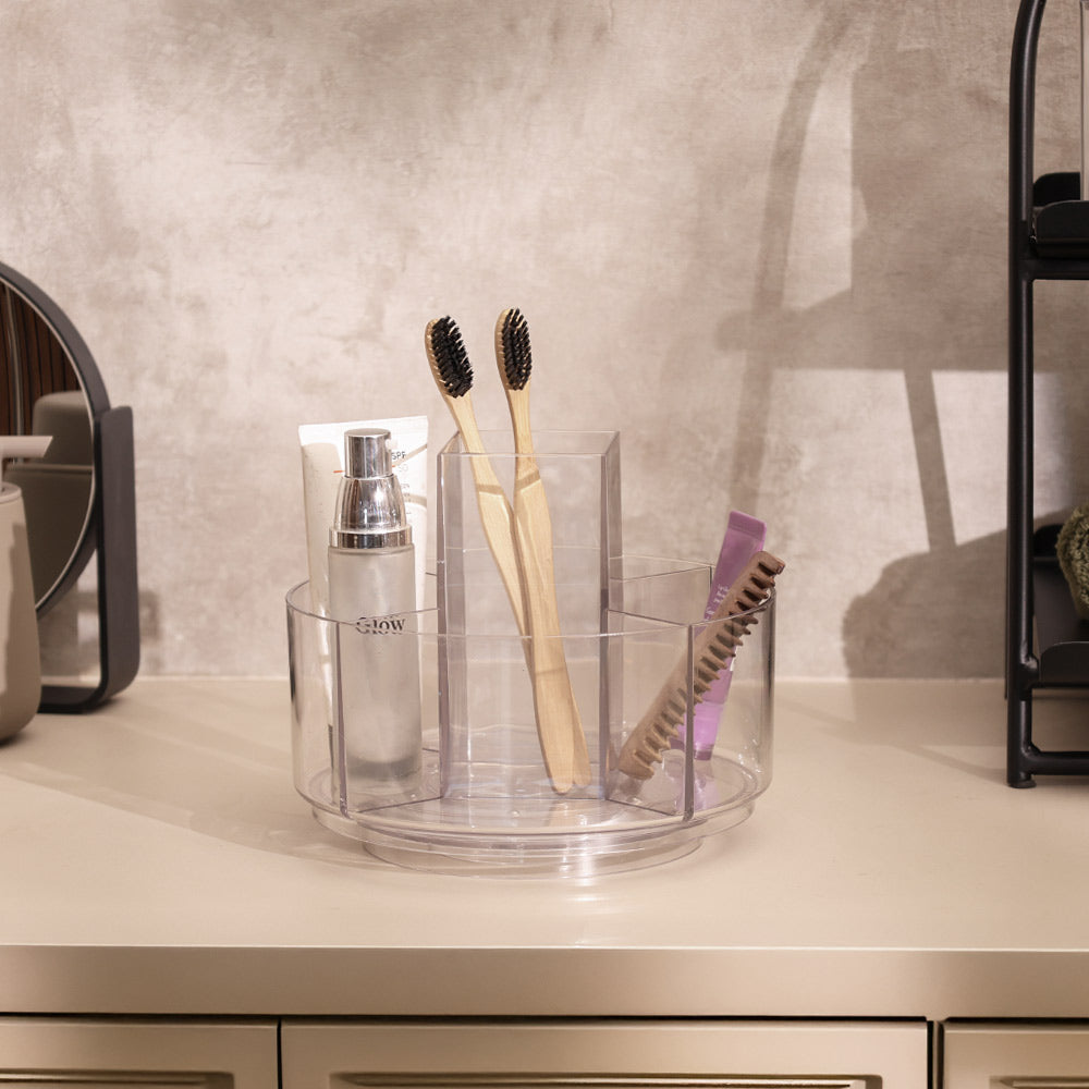 Sans Turntable Organiser Large - Clear