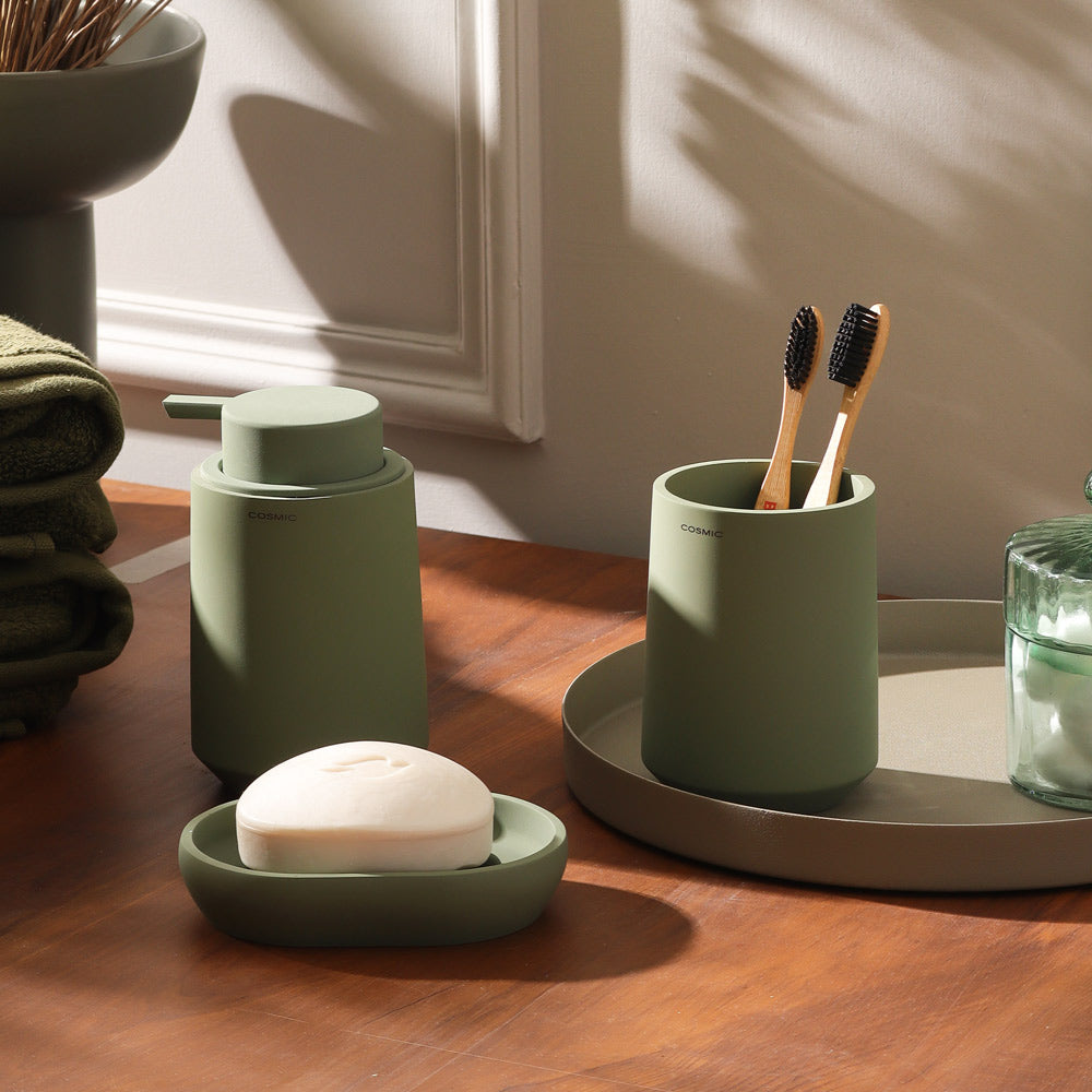 Saona Toothbrush Tumbler - Olive