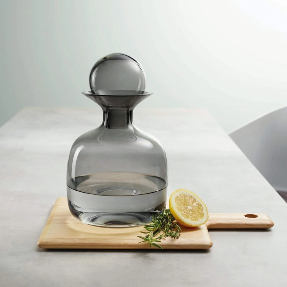 Sarabi Glass Water Carafe 750ml - Grey